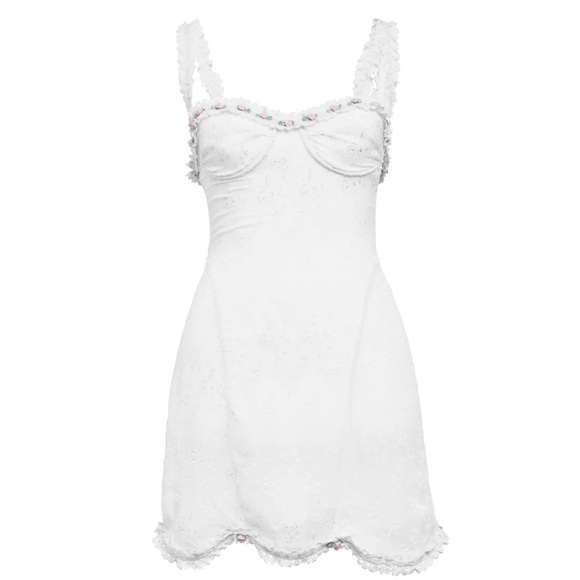 The Bar Jade Dress Blanc - Picture 4 of 6